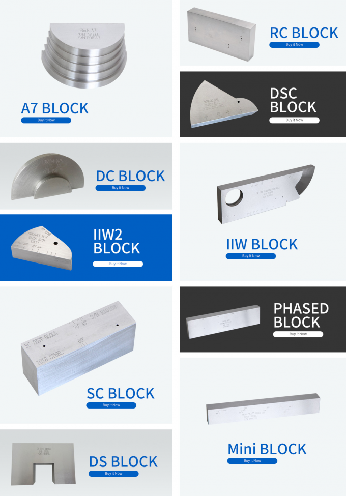 Precision AWS DS Ultrasonic Calibration Blocks Industrial Calibration ...
