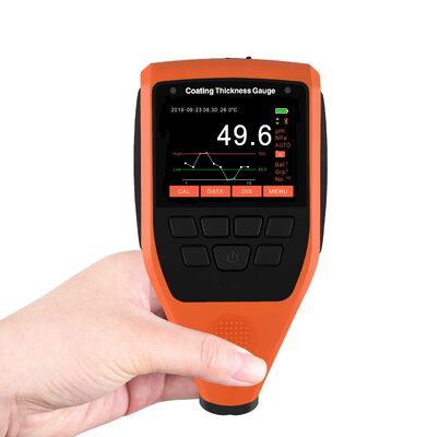 quality  Built In Probe 2.4in Color Screen Coating Thickness Gauge With Bluetooth APP Function factory