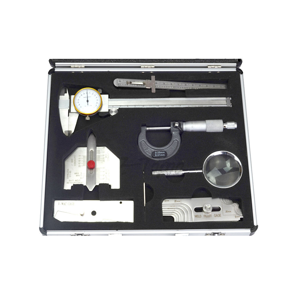 Ndt Ruler Set Stainless Steel Skew-t Fillet Weld Type Gauge Inspectie Regels Lasmeter ...