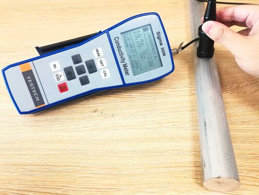 0.01% IACS Eddy Current Conductivity Meter 60KHz For Metal Purity Material Sorting