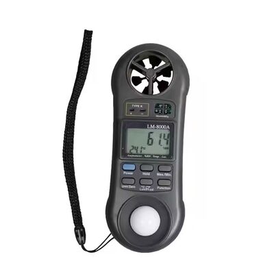 Pocket 4 In 1 Digital Anemometer Illuminance Meter Thermometer Hygrometer