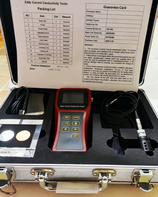 FD-102 60KHz Eddy Current Conductivity Meter High Resolution 0.1% IACS