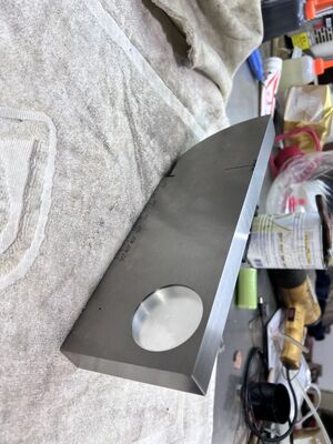 IIW V1 Calibration Block In Carbon Steel 304 Stainless Steel Accessories For Ultrasonic Flaw Detector