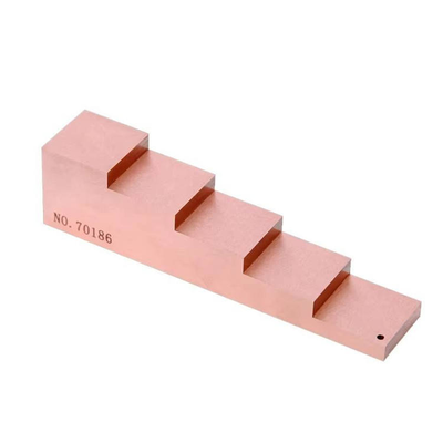 Ultrasonic Step Calibration Block Copper Aluminum Stainless Steel Carbon Steel for Ultrasonic Thickness Gauge Flaw Detector Calibration