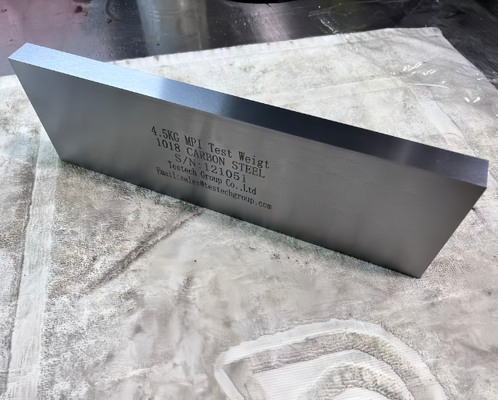 4.5kg 12kg 18kg 118N 177N Lifting Force Test Block for MPI Magnetic Particle Inspection Calibration