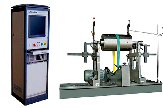 SA-11D 3000kg Horizontal Ring-Belt Hard Support Shaft Dynamic Balancing Machine, 200-1500r/min Computer Controlled Dual Side Balancing Tester