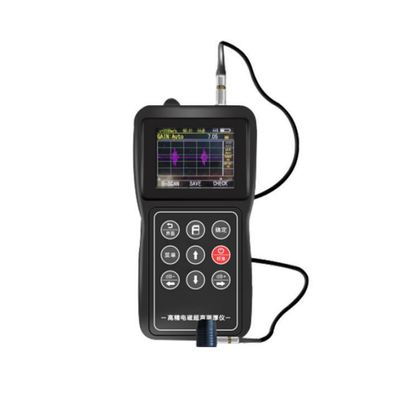 Electromagnetic Couplant-Free Ultrasonic Thickness Gauge 1.0-2000mm A/B Scan Metal Wall Thickness Tester with High Temperature Probe