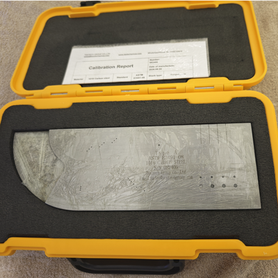 Phased Array Calibration Test Block | PAUT Type A / B ASTM E2491‑2013 NDT Reference Block