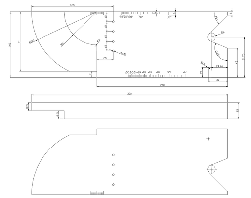 PAUT IIW Calibration Block ISO 19675 300 × 100 × 25 mm