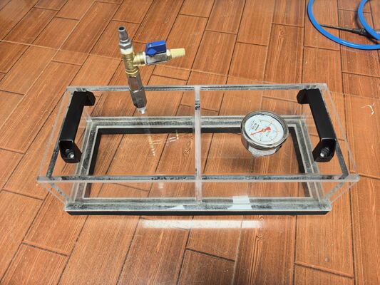Marine Weld Vacuum Box / Vacuum Testing Box for Ship Hull Bottom Plate Weld Tightness Test, NDT Weld Leak Detector