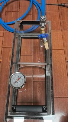 Marine Weld Vacuum Box / Vacuum Testing Box for Ship Hull Bottom Plate Weld Tightness Test, NDT Weld Leak Detector